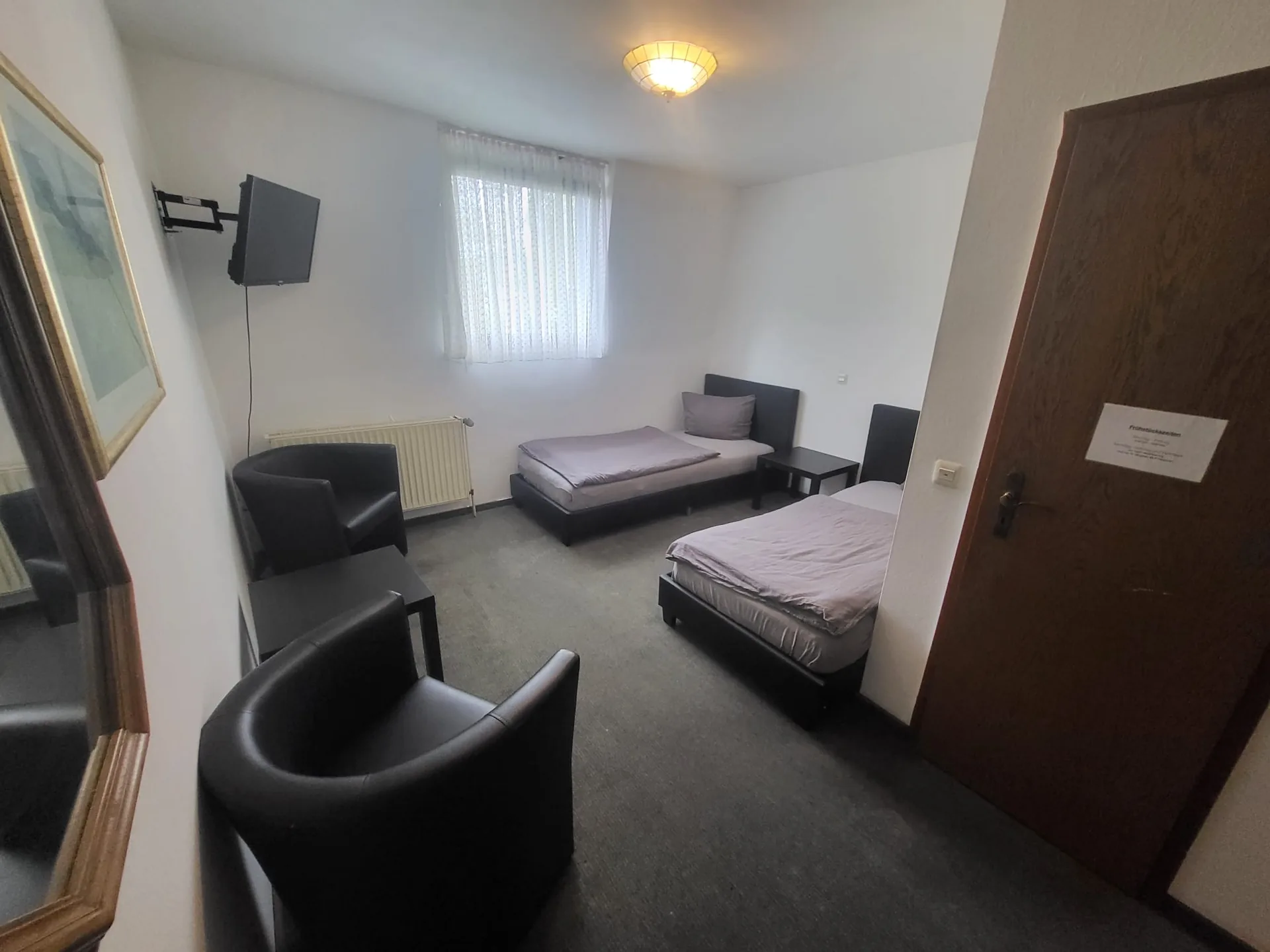 Helles Doppelzimmer im Parkhotel Alex
